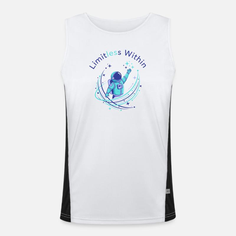 Borders inside Men's Functional Contrast Tank Top 