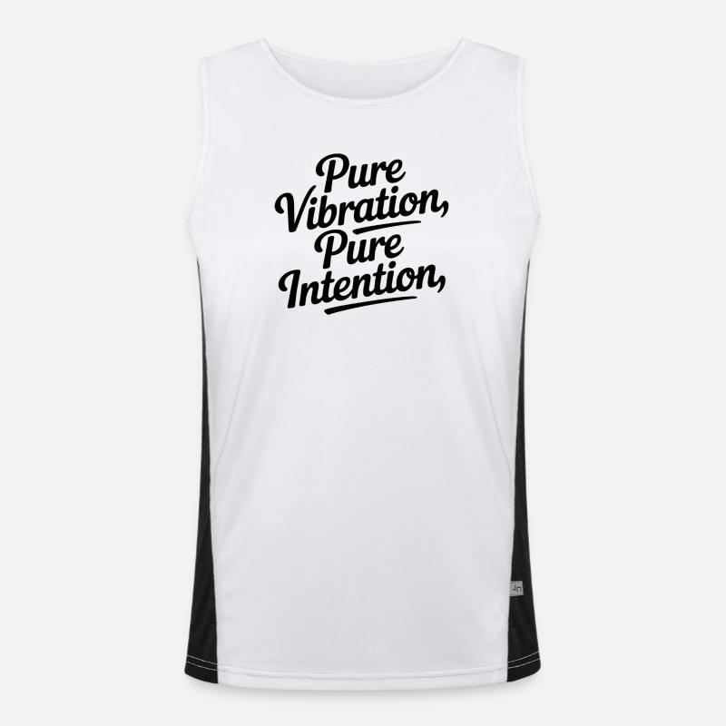 Pure Vibration Pure Intention Débardeur respirant contrasté Homme 