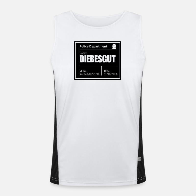 MUGSHOT Funktionelles Kontrast-Tank Top für Männer 