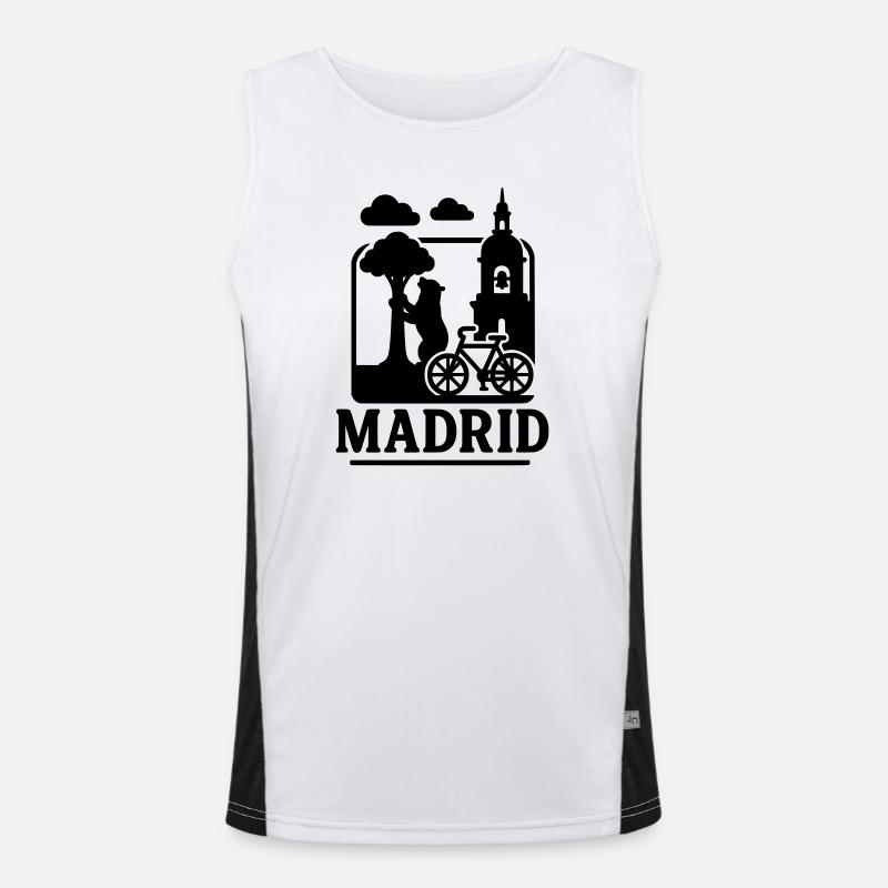 Monuments de Madrid Débardeur respirant contrasté Homme 