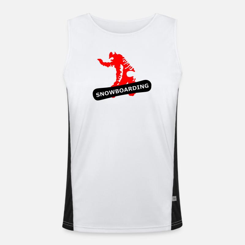 Snowboarding Men's Functional Contrast Tank Top 