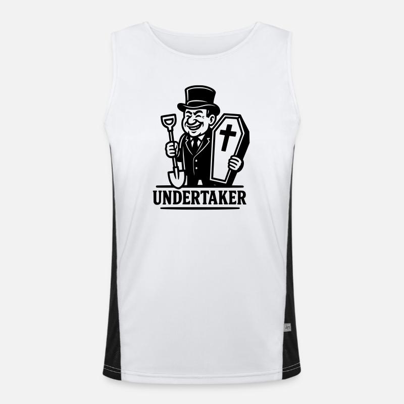 undertaker bestatter Funktionelles Kontrast-Tank Top für Männer 