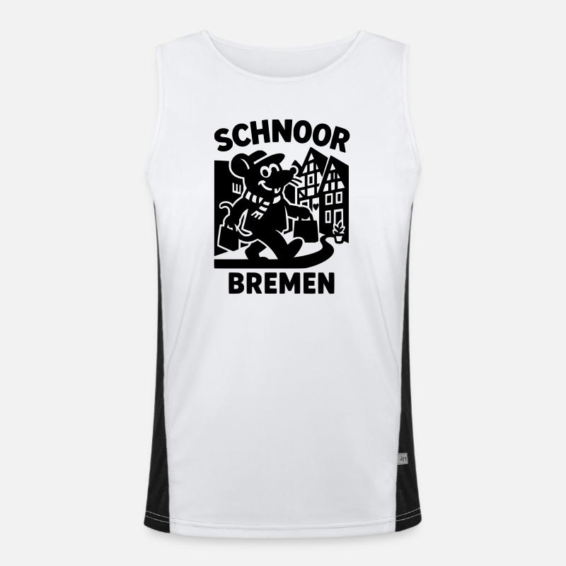 Schnoor Brême Débardeur respirant contrasté Homme 