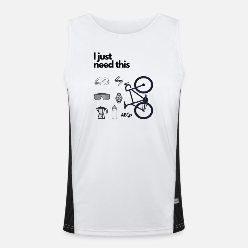 I just need this Men's Functional Contrast Tank Top 
