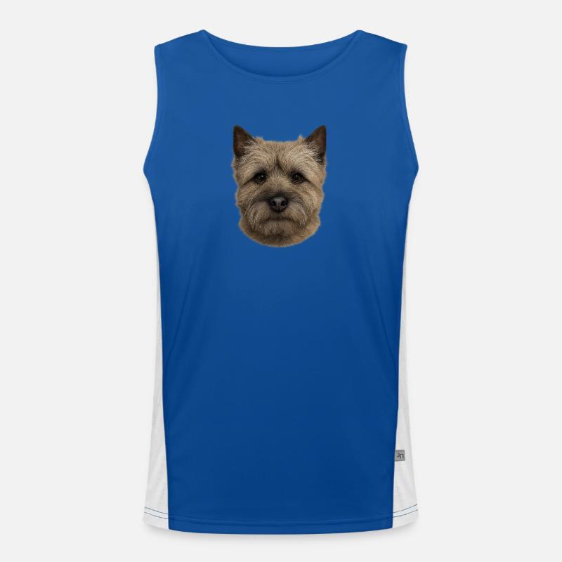 Tête de terrier Débardeur respirant contrasté Homme 
