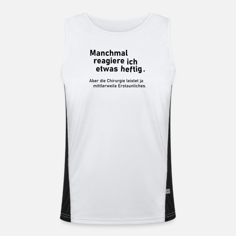 heftig Funktionelles Kontrast-Tank Top für Männer 