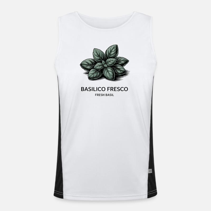 Fresque basilicale – basilic Débardeur respirant contrasté Homme 