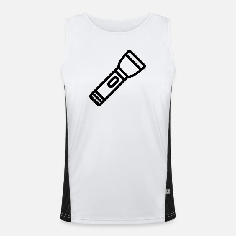 lampe torche Débardeur respirant contrasté Homme 