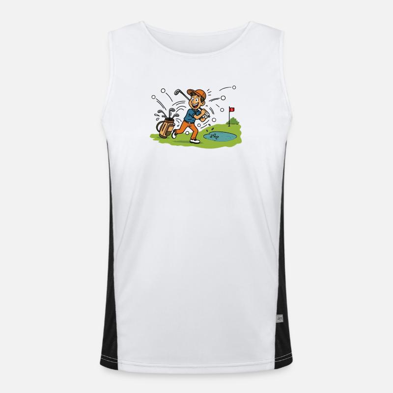 Golf Already Hooked Men's Functional Contrast Tank Top 