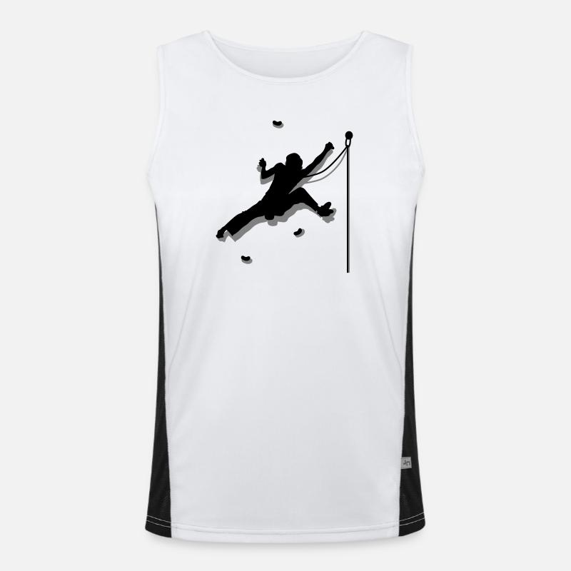 Wall climbing Men's Functional Contrast Tank Top 