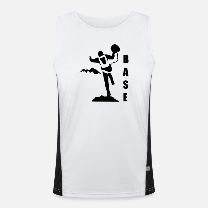 Saut de base Débardeur respirant contrasté Homme 