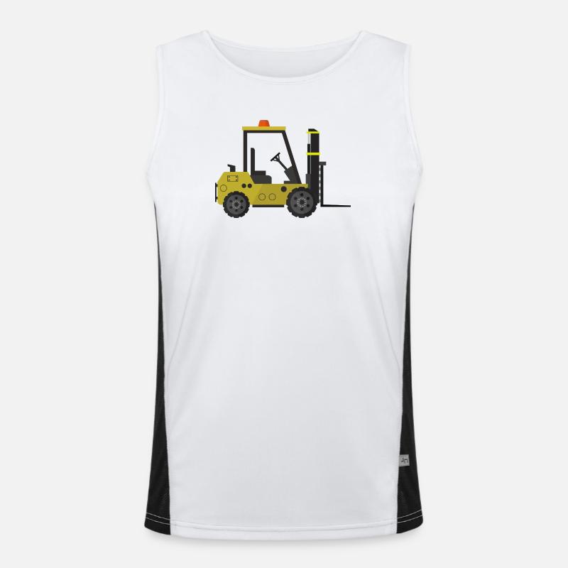 Forklift Men's Functional Contrast Tank Top 