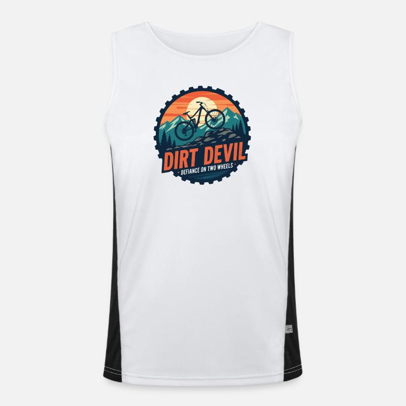 Hymne du VTT Dirt Devil Débardeur respirant contrasté Homme 