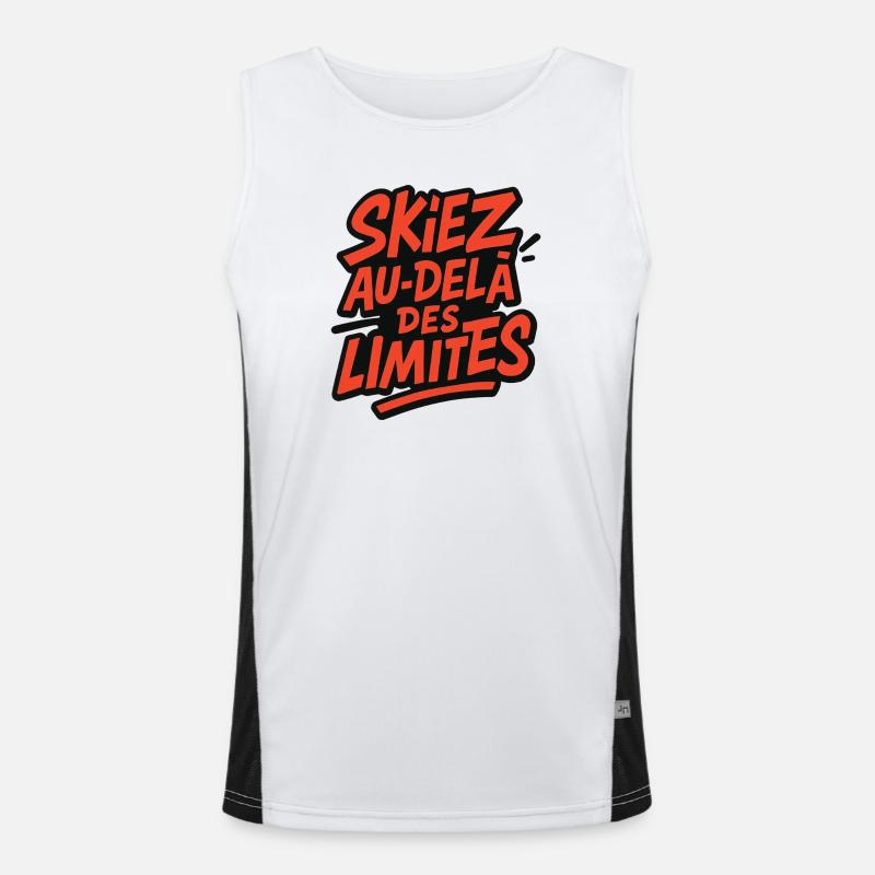 Ski beyond the limits! Men's Functional Contrast Tank Top 