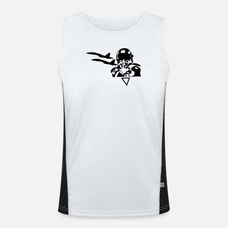 pilot Men's Functional Contrast Tank Top 