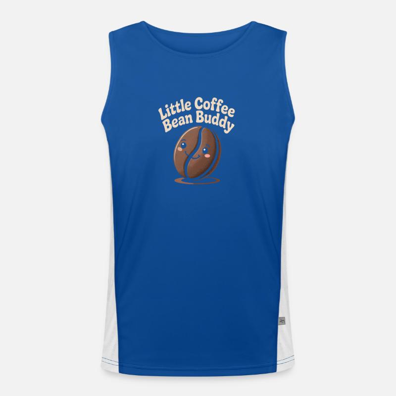 Kaffeebohne Funktionelles Kontrast-Tank Top für Männer 