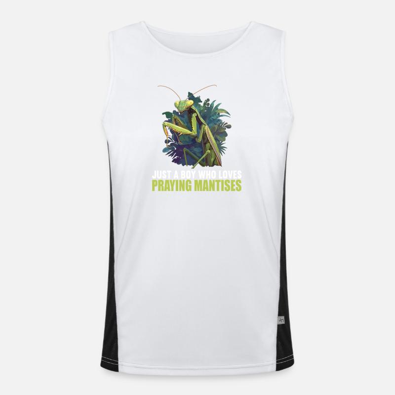 Gottesanbeterinnen Gottesanbeterin Funktionelles Kontrast-Tank Top für Männer 