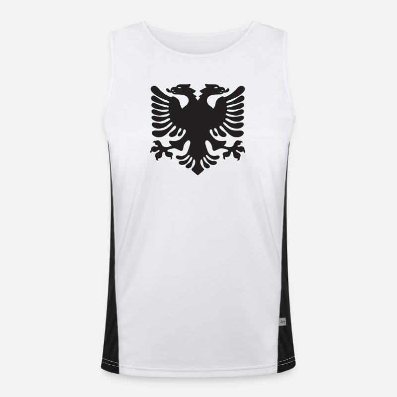 Double Eagle Silhouette Albanie Débardeur respirant contrasté Homme 