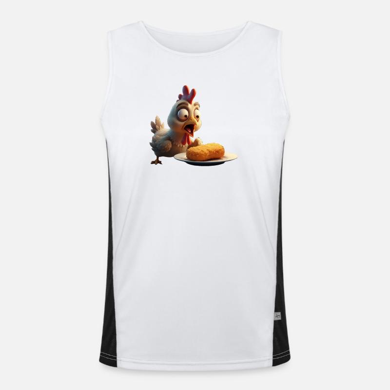 Upset Chicken Men's Functional Contrast Tank Top 
