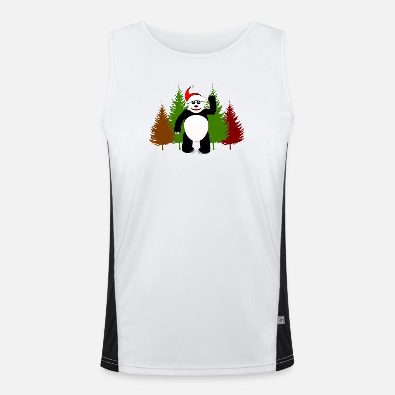 PÈRE NOËL PANDA Débardeur respirant contrasté Homme 