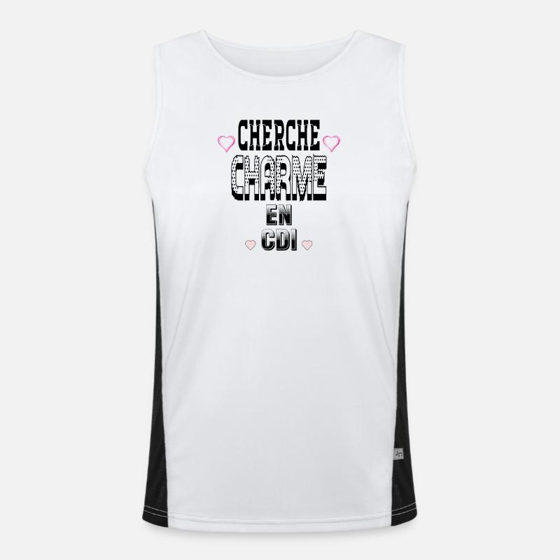 Looking for charm on a permanent contract Men's Functional Contrast Tank Top 