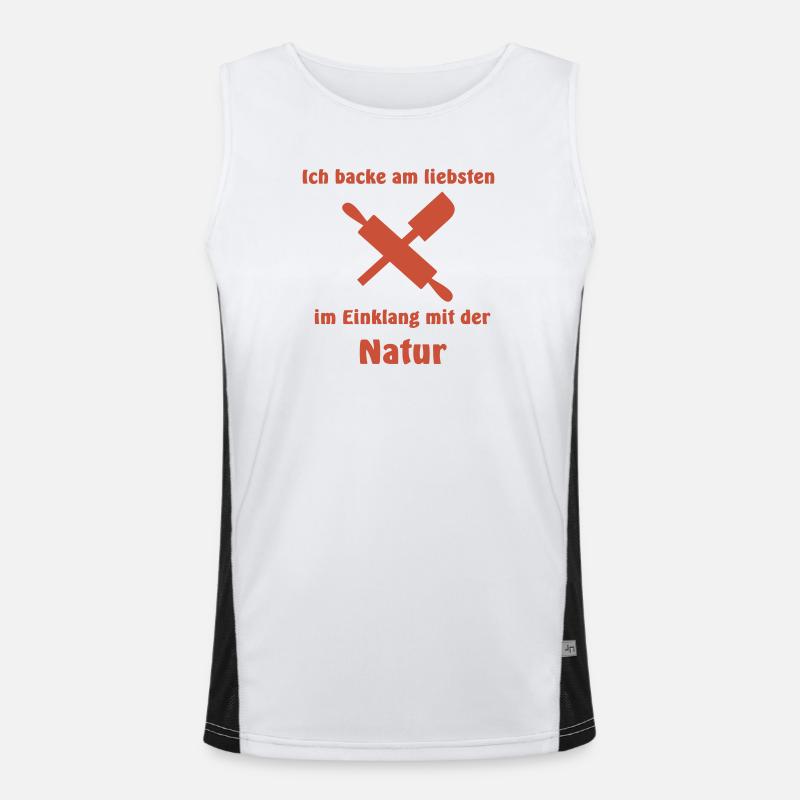 Bake Men's Functional Contrast Tank Top 