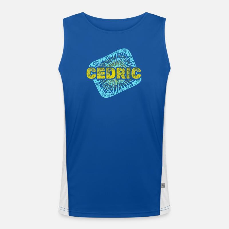 Cedric als Freizeit Funktionelles Kontrast-Tank Top für Männer 