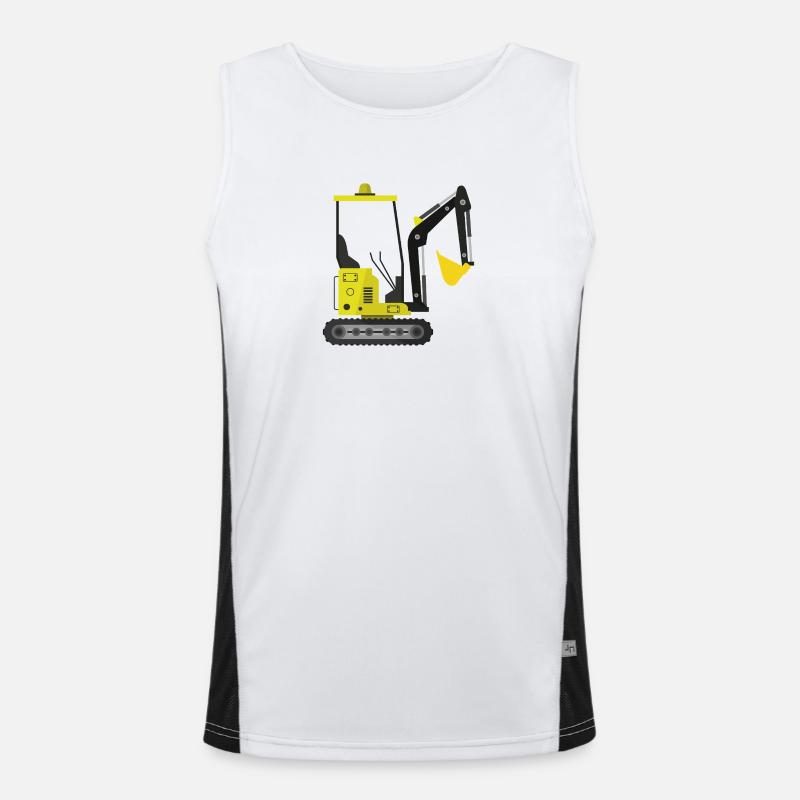 Bagger Funktionelles Kontrast-Tank Top für Männer 