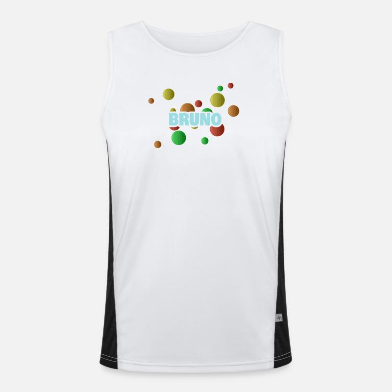 Bruno Men's Functional Contrast Tank Top 