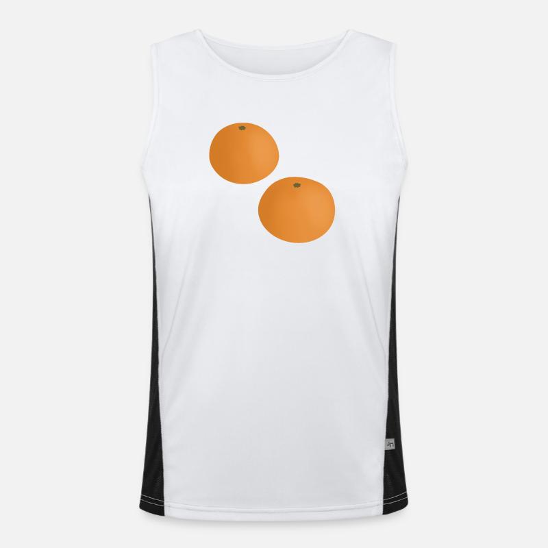 Mandarines Débardeur respirant contrasté Homme 