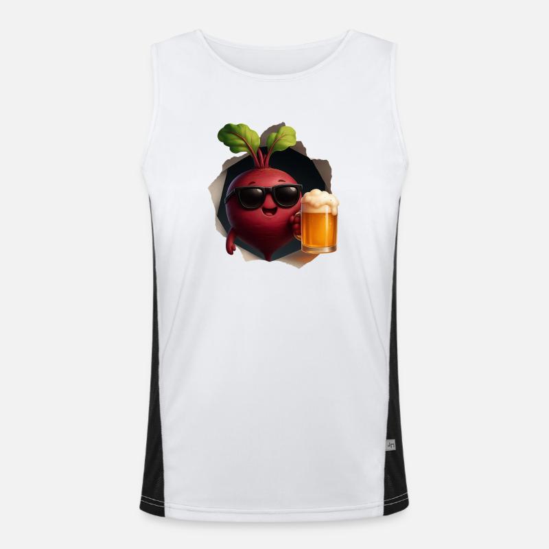 Beetroot beer Men's Functional Contrast Tank Top 