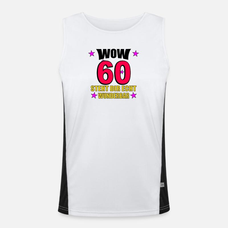 steht dir echt wunderbar Funktionelles Kontrast-Tank Top für Männer 