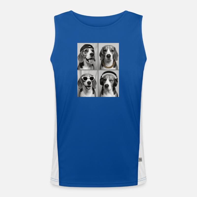 Beagle Débardeur respirant contrasté Homme 