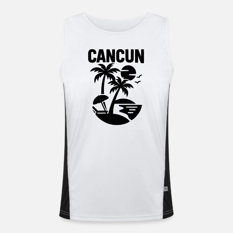 Cancun Silhouette Débardeur respirant contrasté Homme 