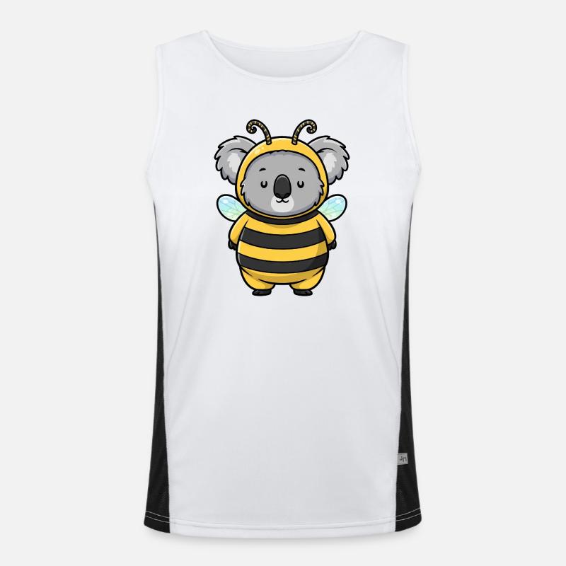 Déguisement de koala Abeille de Carnaval Bumblebee Débardeur respirant contrasté Homme 