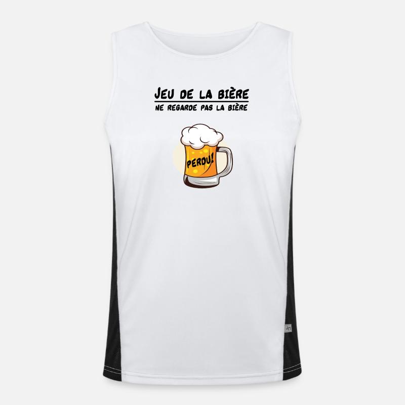 jeu de la biere Débardeur respirant contrasté Homme 