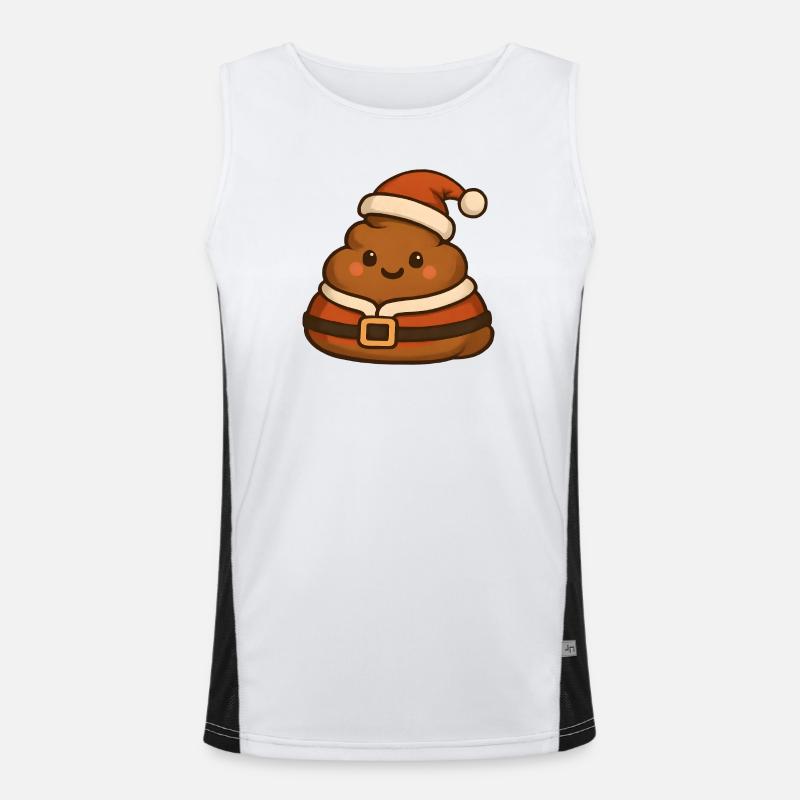 -Weihnachts-Weihnachtsmann Charming Funktionelles Kontrast-Tank Top für Männer 