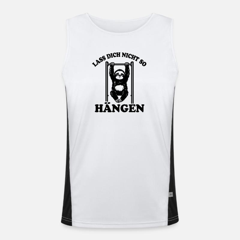 Sloth | Pull-up, don't slouch like that Men's Functional Contrast Tank Top 