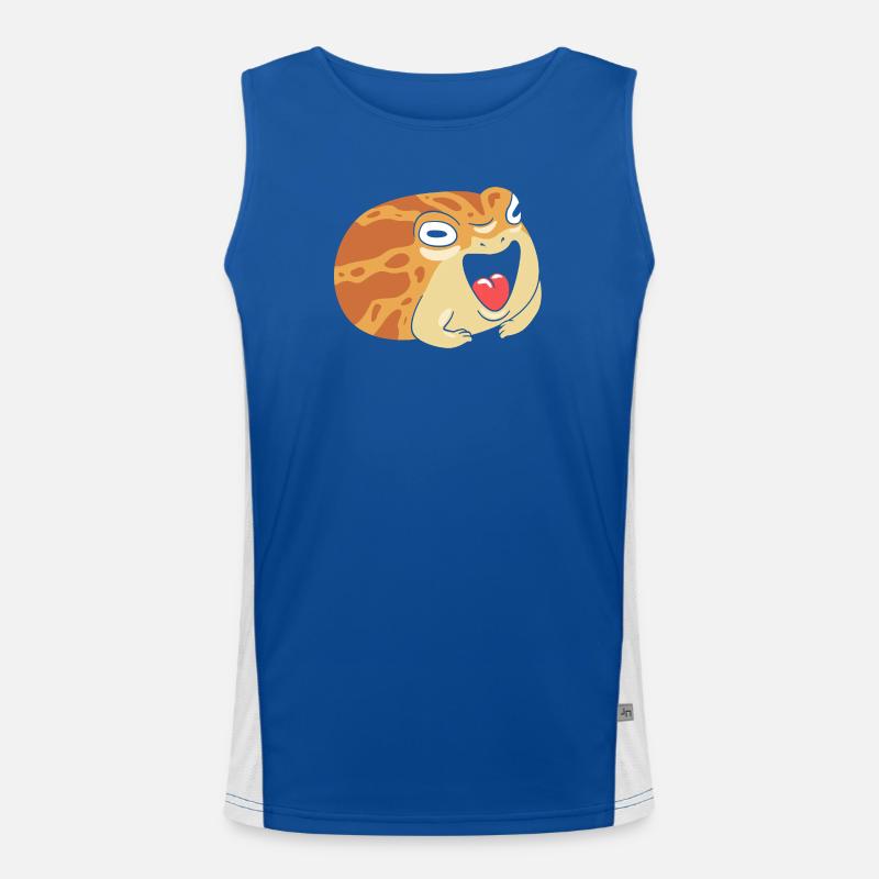 Frosch Funktionelles Kontrast-Tank Top für Männer 