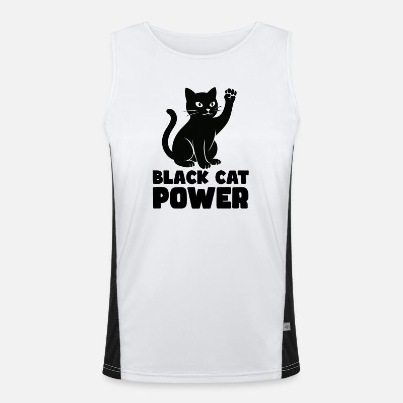 Cat Power Men's Functional Contrast Tank Top 