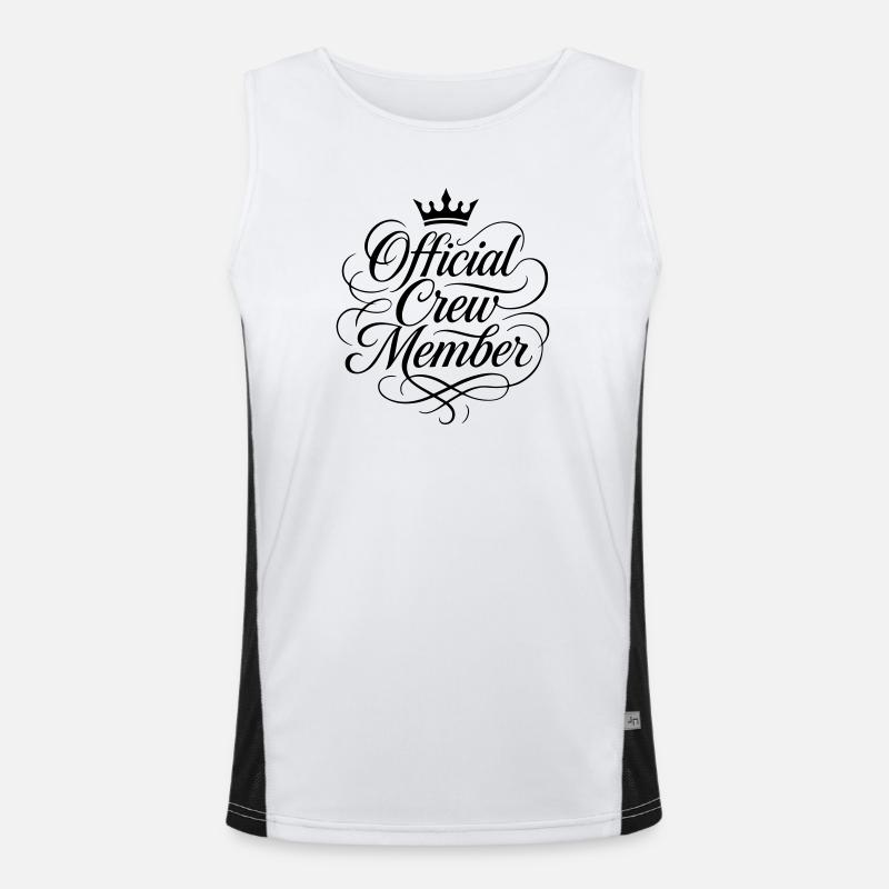 crew member Men's Functional Contrast Tank Top 