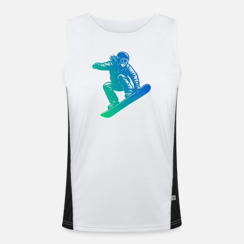 Direct Snowboard Statement Men's Functional Contrast Tank Top 