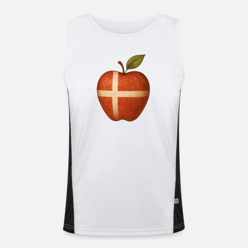 Dänemark Funktionelles Kontrast-Tank Top für Männer 