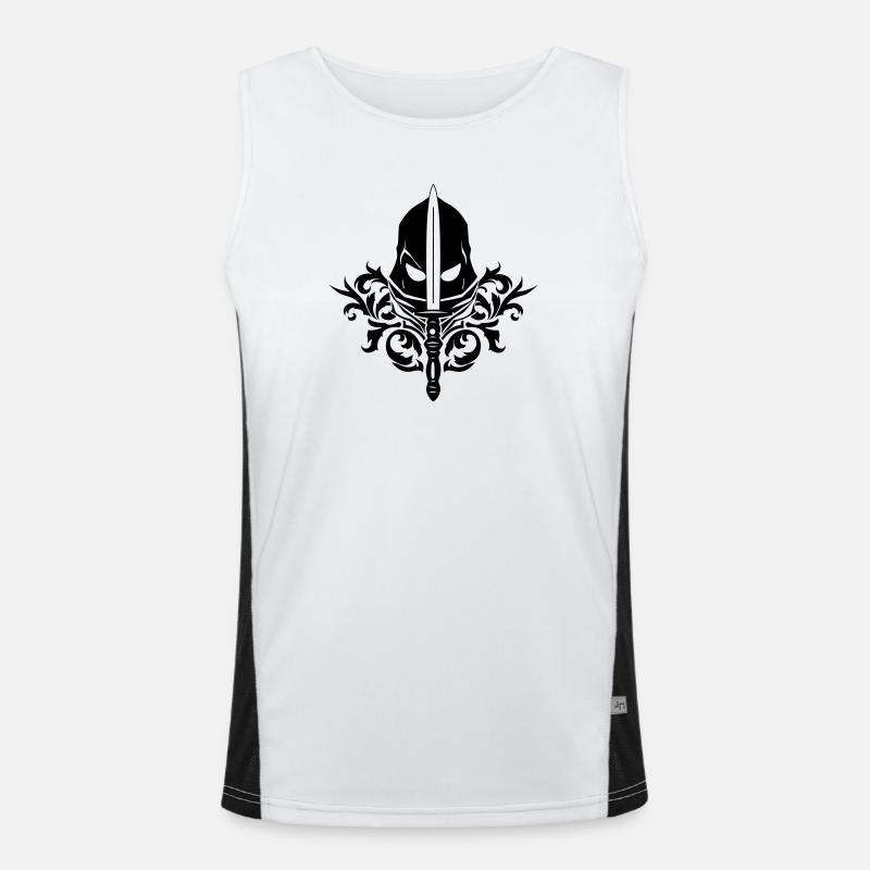 Thief's Symbol – Stealth Emblem Men's Functional Contrast Tank Top 
