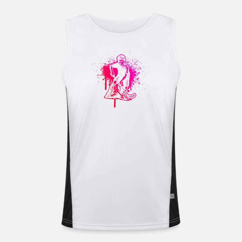 Déclaration directe de floorball Débardeur respirant contrasté Homme 