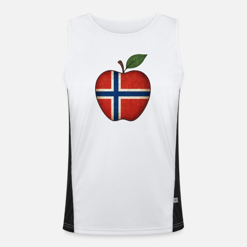 Norwegen Funktionelles Kontrast-Tank Top für Männer 