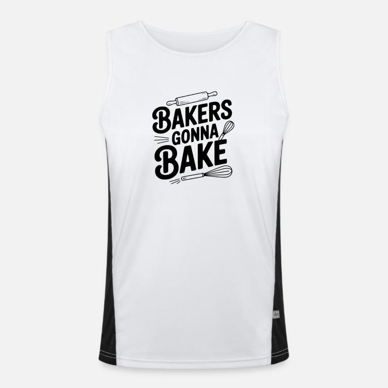 Bakers Gonna Bake Men's Functional Contrast Tank Top 