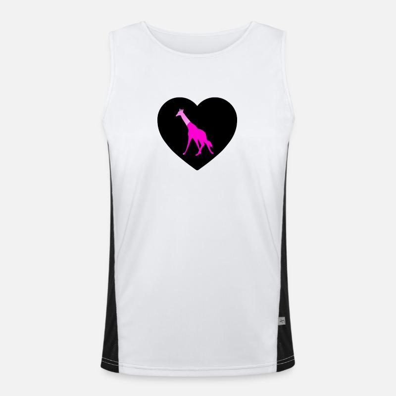 Giraffe Men's Functional Contrast Tank Top 