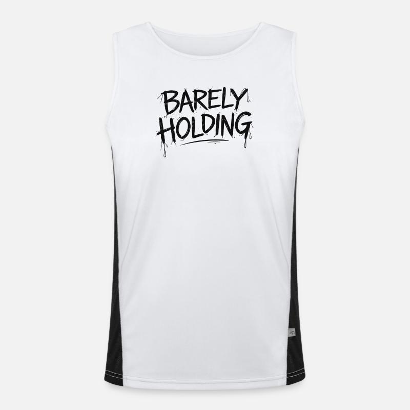 Presque pas de graffitis Débardeur respirant contrasté Homme 