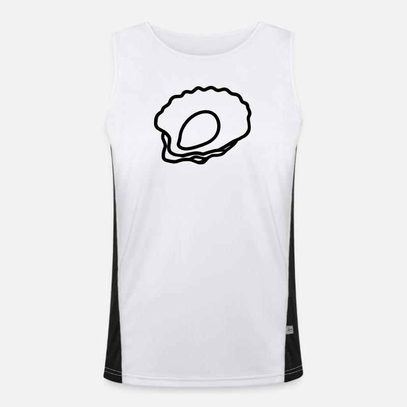 Auster Funktionelles Kontrast-Tank Top für Männer 